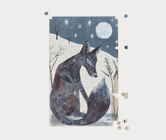 Midnight Fox Jigsaw Puzzle