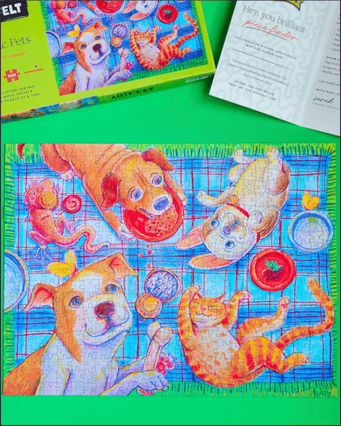 Picnic Pets Jigsaw Puzzle