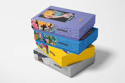 Rage Jigsaw Puzzle in stack of Artfelt Jigsaw Puzzles