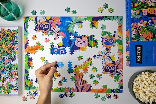 The Midnight Owls Jigsaw Puzzle