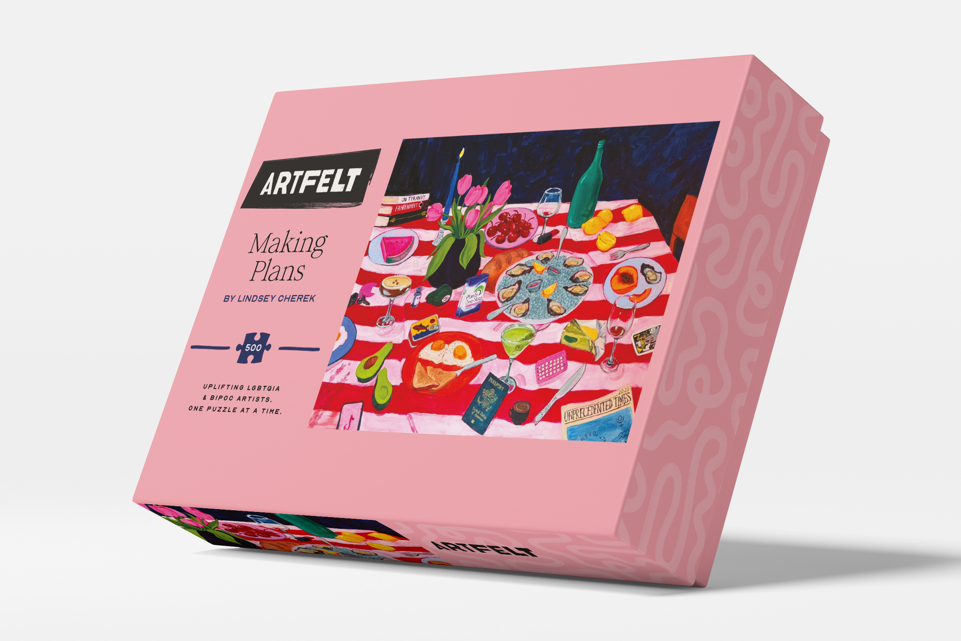 Making Plans jigsaw puzzle box with a colorful illustration on a white background