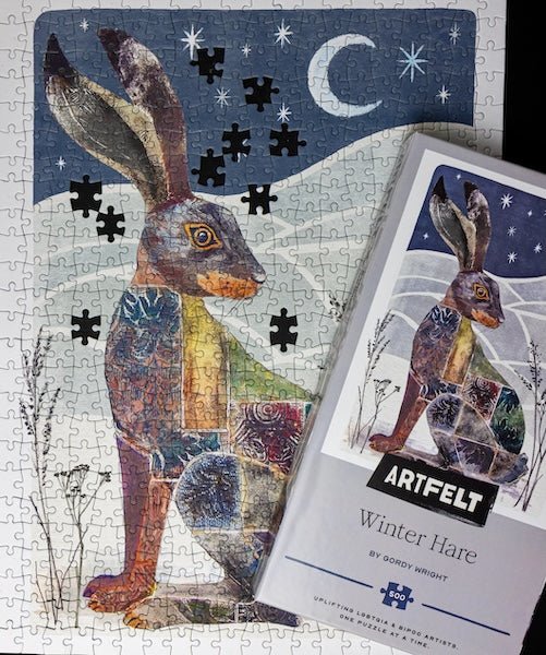 The Winter Hare Jigsaw Puzzle