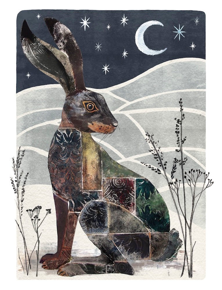 Winter Hare Jigsaw Puzzle Artwork by indie artist Gordy Wright